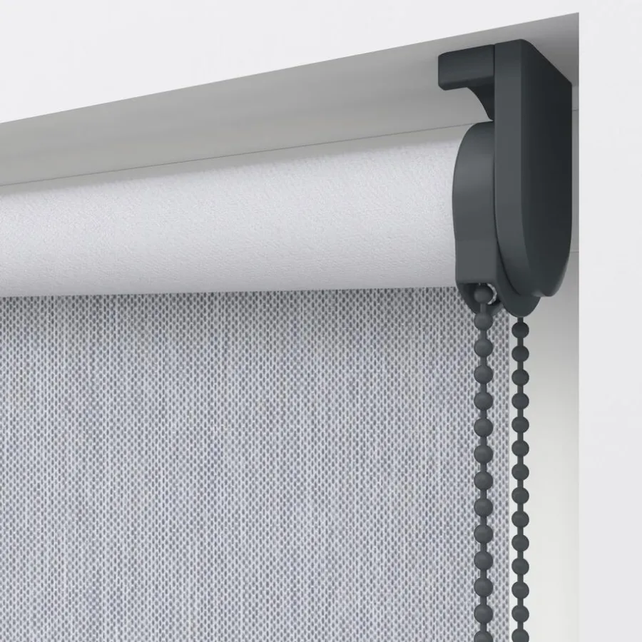 Kwantum Rolgordijnen*Fenstr Rolgordijn Sara Verduisterend LichtGrijs
