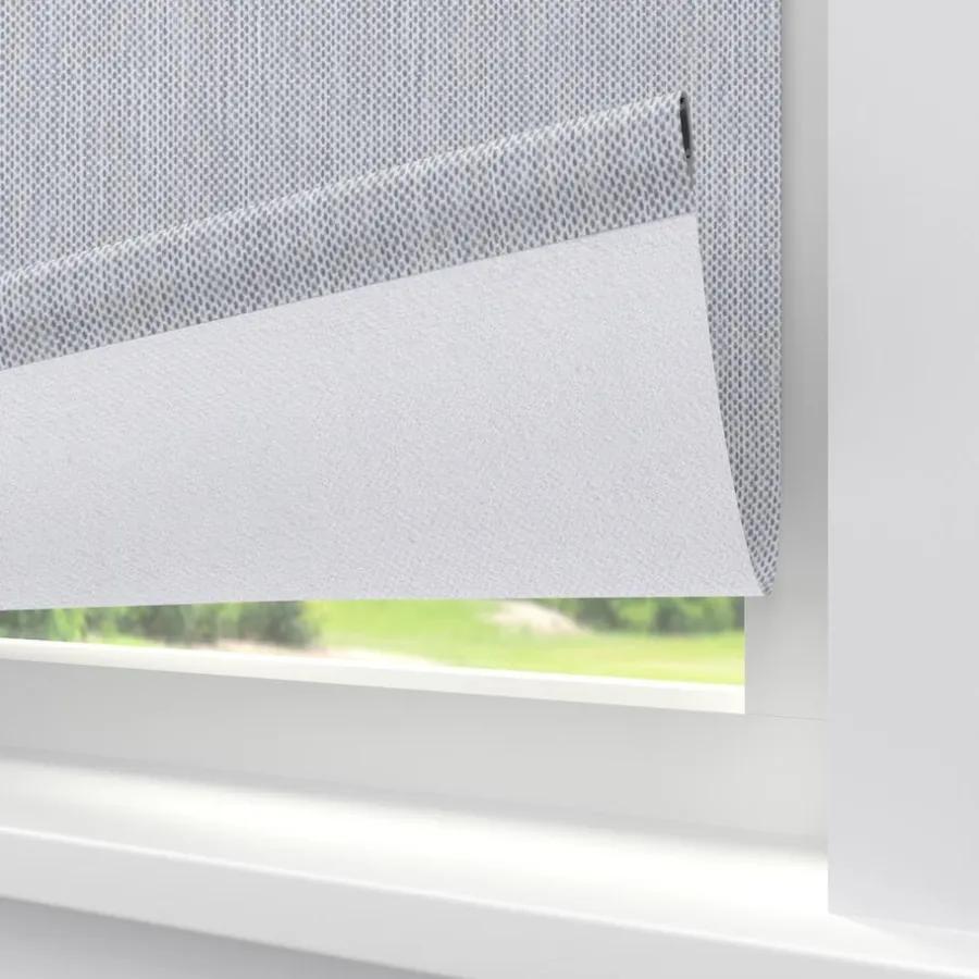 Kwantum Rolgordijnen*Fenstr Rolgordijn Sara Verduisterend LichtGrijs