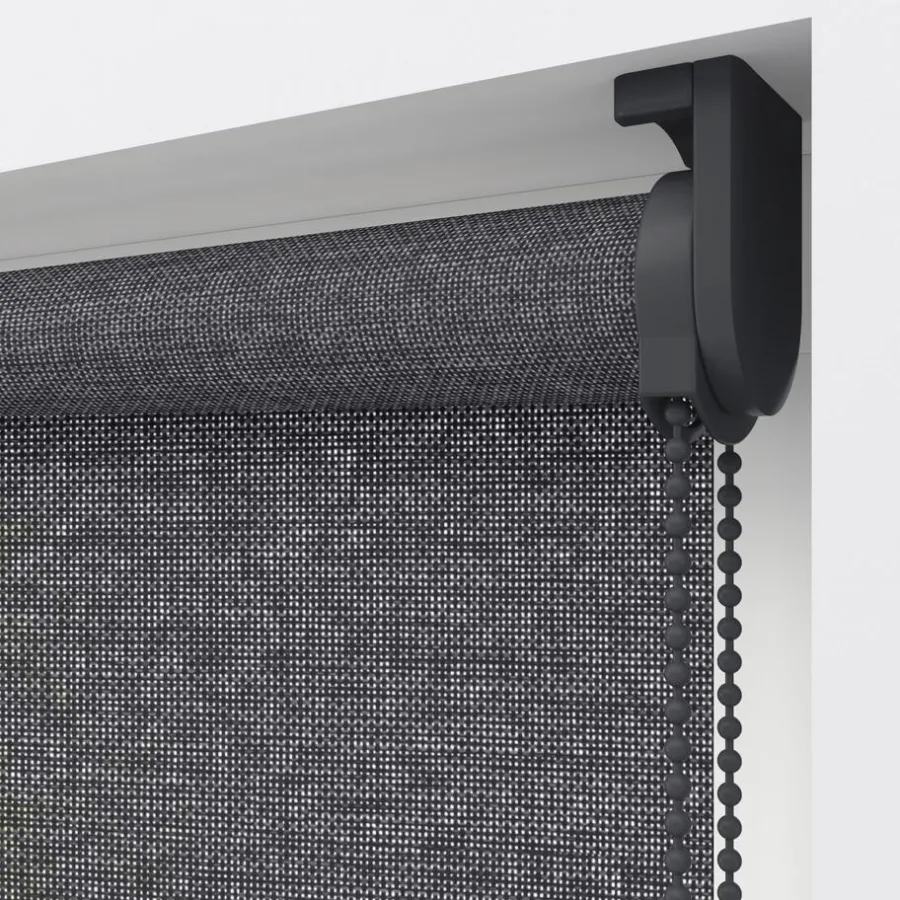 Kwantum Rolgordijnen*Fenstr Rolgordijn Screen Sep Donkergrijs Dr.Grijs