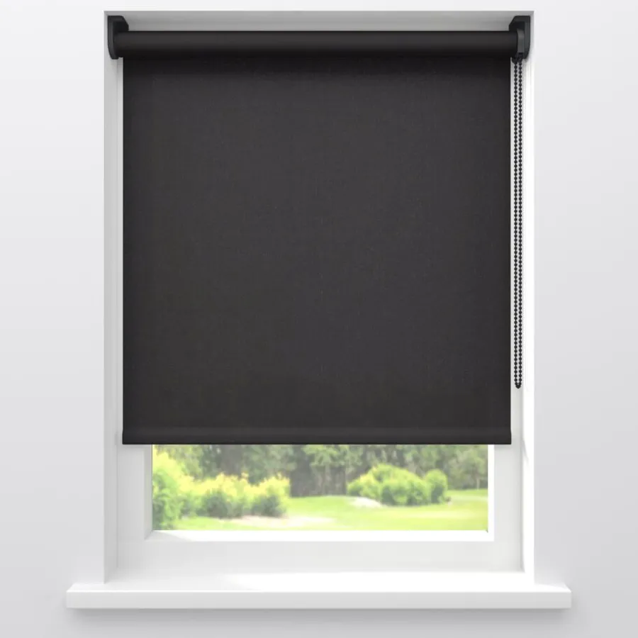 Kwantum Rolgordijnen*Fenstr Rolgordijn Senna Lichtdoorlatend Antraciet