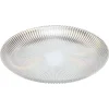 Kwantum Kerstservies|Borden*Gebaksbord Ribbel Holo - ⌀18cm