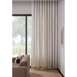 Kwantum Vouwgordijnen|Gordijnen*Gordijn Adam Naturel