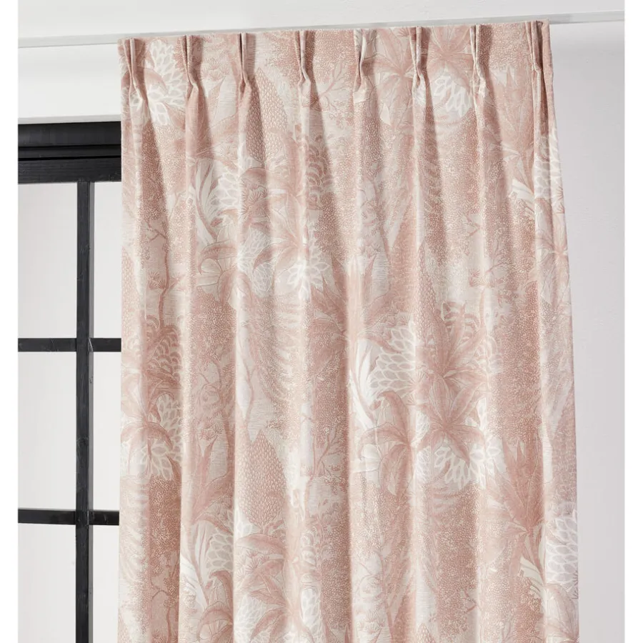 Kwantum Vouwgordijnen|Gordijnen*Gordijn Amelie Roze
