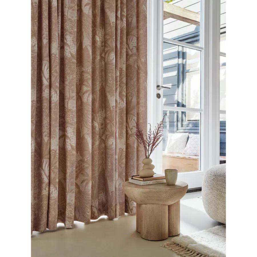 Kwantum Vouwgordijnen|Gordijnen*Gordijn Amelie Roze