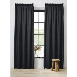 Kwantum Vouwgordijnen|Gordijnen*Gordijn Carol Zwart