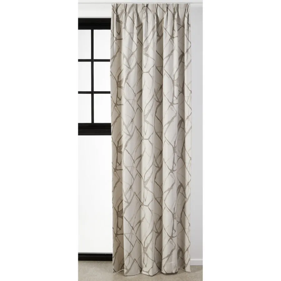 Kwantum Vouwgordijnen|Gordijnen*Gordijn Franc Beige