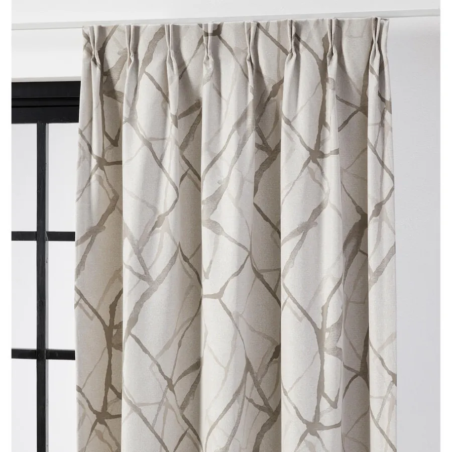 Kwantum Vouwgordijnen|Gordijnen*Gordijn Franc Beige