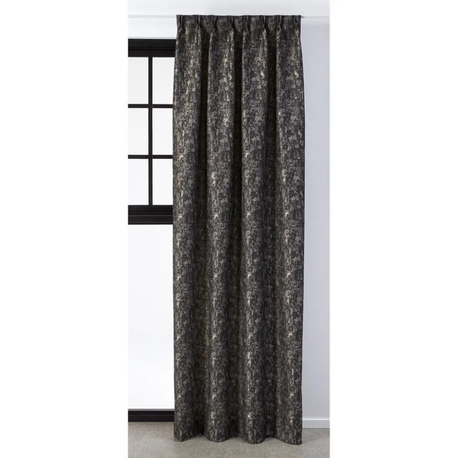 Kwantum Vouwgordijnen|Gordijnen*Gordijn Gio Zwart