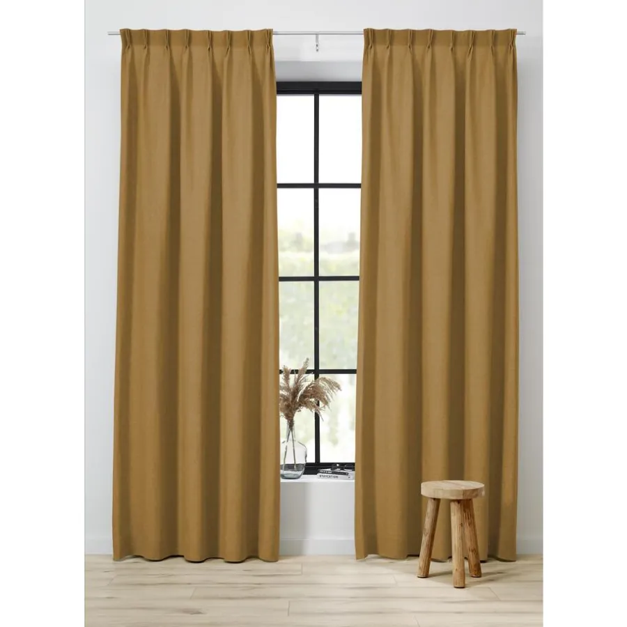 Kwantum Vouwgordijnen|Gordijnen*Gordijn Keet Geel