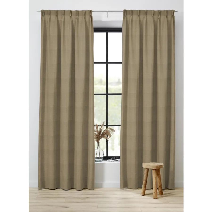 Kwantum Vouwgordijnen|Gordijnen*Gordijn Liv Zand