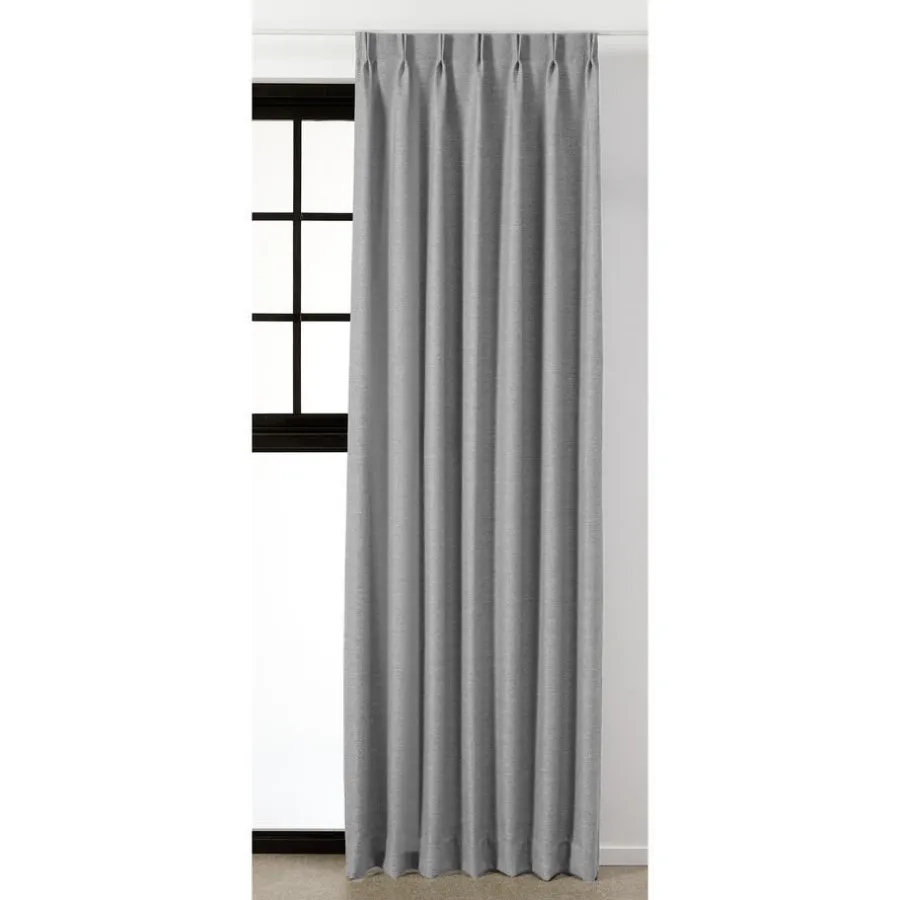 Kwantum Vouwgordijnen|Gordijnen*Gordijn Loek Licht Grijs