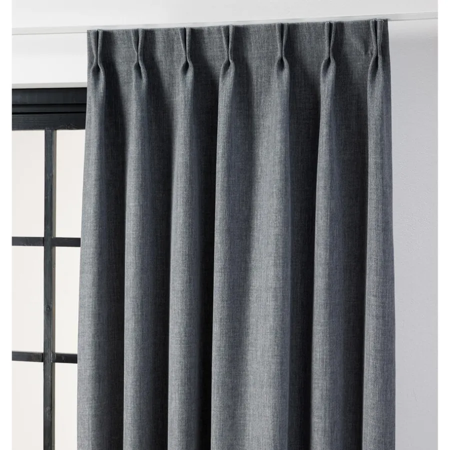 Kwantum Vouwgordijnen|Gordijnen*Gordijn Maan Donkergrijs Dr.Grijs