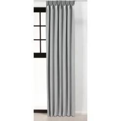 Kwantum Vouwgordijnen|Gordijnen*Gordijn Mila LichtGrijs