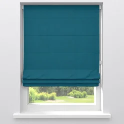 Kwantum Vouwgordijnen|Gordijnen*Gordijn Phileine Petrol