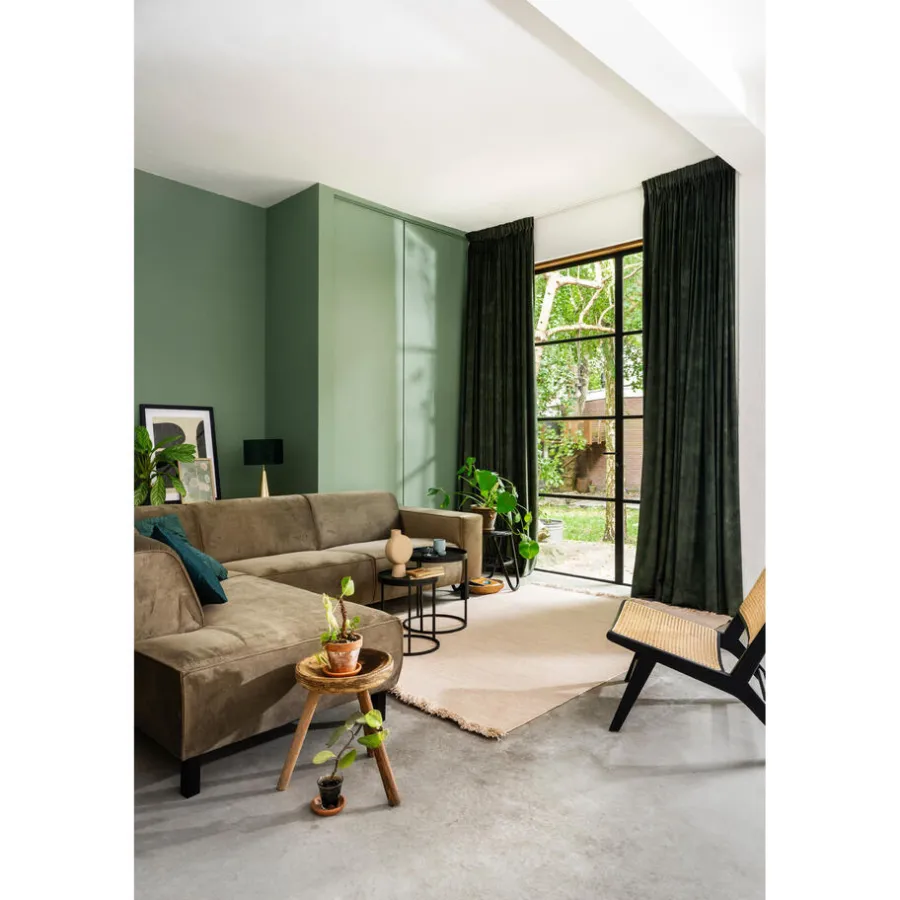 Kwantum Vouwgordijnen|Gordijnen*Gordijn Rosy Groen