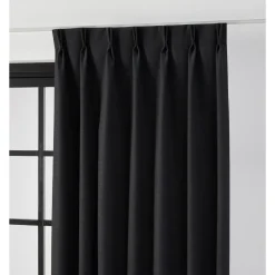 Kwantum Vouwgordijnen|Gordijnen*Gordijn Toby Zwart