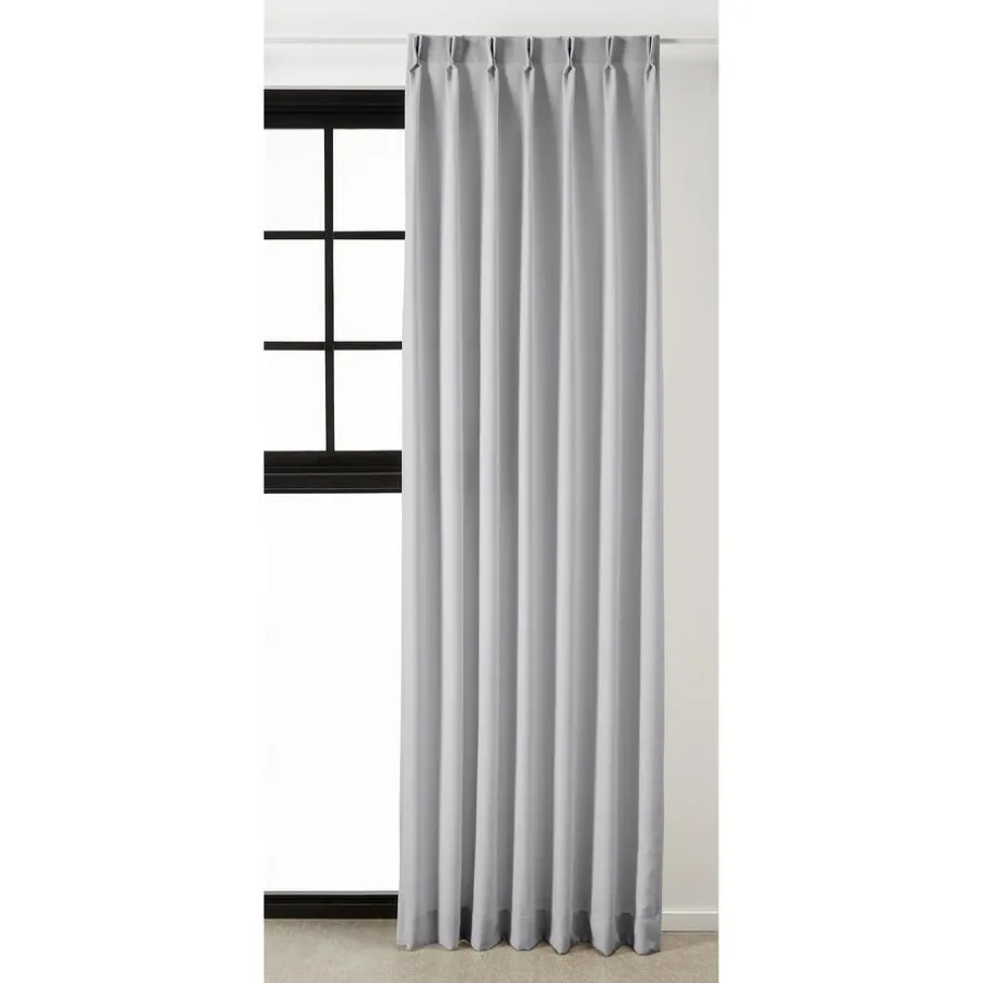 Kwantum Vouwgordijnen|Gordijnen*Gordijn Tom Licht Grijs