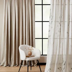 Kwantum Vouwgordijnen*Gordijn Wouter Naturel