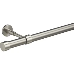 Kwantum Gordijnroedes*Gordijnroede 200 Cm RVS Metaal - Ø28mm