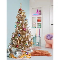 Kwantum Kerstdecoratie*Hanger Discobal - 3 Stuks Zilver