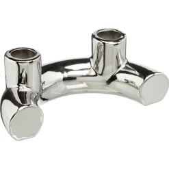 Kwantum Kandelaars|Kandelaars*Kandelaar Berra Zilver 17 Cm