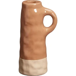 Kwantum Kandelaars|Kandelaars*Kandelaar Digne Bruin 18 Cm