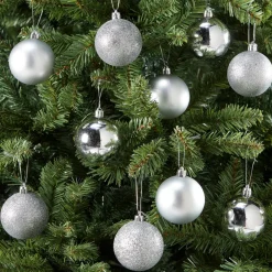 Kwantum Kerstballen & Kerstornamenten*Kerstbal 10 Stuks Zilver