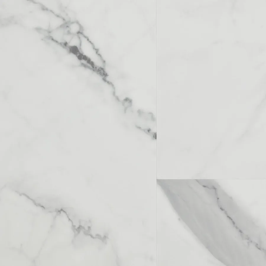 Kwantum Klik Pvc-Vloeren*Klik PVC Marble Wit Tegel XL Plank Je berekent hoeveel meters je nodig hebt door lengte en breedte in te vullen