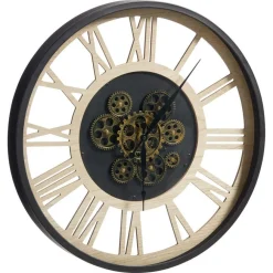 Kwantum Klokken*Klok Toulon Zwart Goud