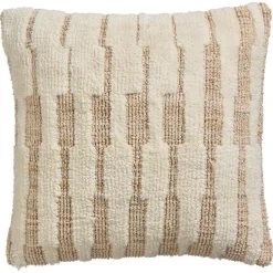 Kwantum Sierkussens*Kussen Chenille Naturel 45x45 Cm