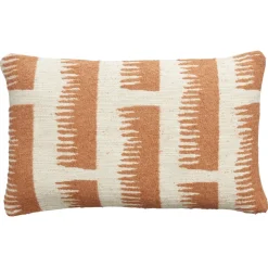 Kwantum Sierkussens*Kussen Dinan Bruin/Wit 30x50 Cm