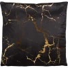 Kwantum Sierkussens*Kussen Marmer Zwart 45x45 Cm