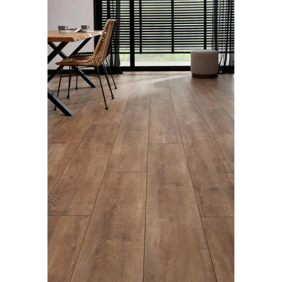 Kwantum Extra Breed Laminaat|Houtlook Laminaat*Laminaat Brentwood Eiken XL Plank Je berekent hoeveel meters je nodig hebt door lengte en breedte in te vullen