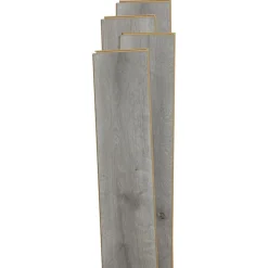 Kwantum Tegellook Laminaat|Extra Breed Laminaat*Laminaat Calgary Grijs Eiken Je berekent hoeveel meters je nodig hebt door lengte en breedte in te vullen