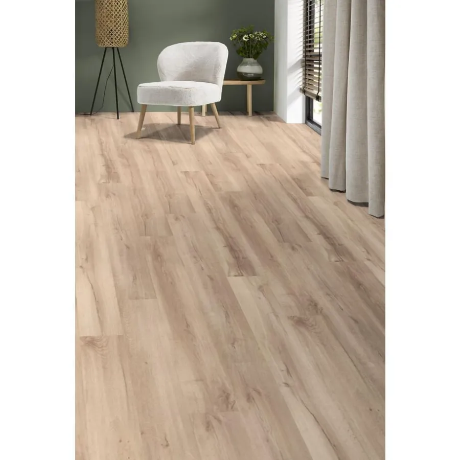 Kwantum Houtlook Laminaat*Laminaat Toba Naturel Eiken Je berekent hoeveel meters je nodig hebt door lengte en breedte in te vullen