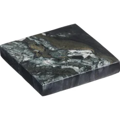 Kwantum Kerstservies|Onderzetters*Onderzetter Marmer Zwart
