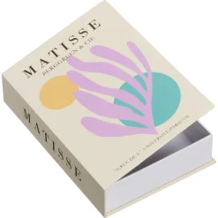Kwantum Decoratieve Opbergdozen*Opbergboek Matisse 16x23x5 Cm Lila