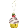 Kwantum Kerstballen & Kerstornamenten*Ornament Cupcake Aardbei