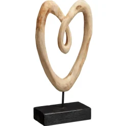 Kwantum Decoratie Beelden*Ornament Op Voet Teak