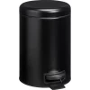 Kwantum Afvalbakken|Badkameraccessoires*Pedaalemmer 5 Liter Mat Zwart