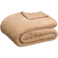 Kwantum Plaids*Plaid Flaine 130x160 Cm Taupe