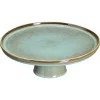 Kwantum Kerstservies|Keukenaccessoires*Plateau Op Voet Glaze Groen