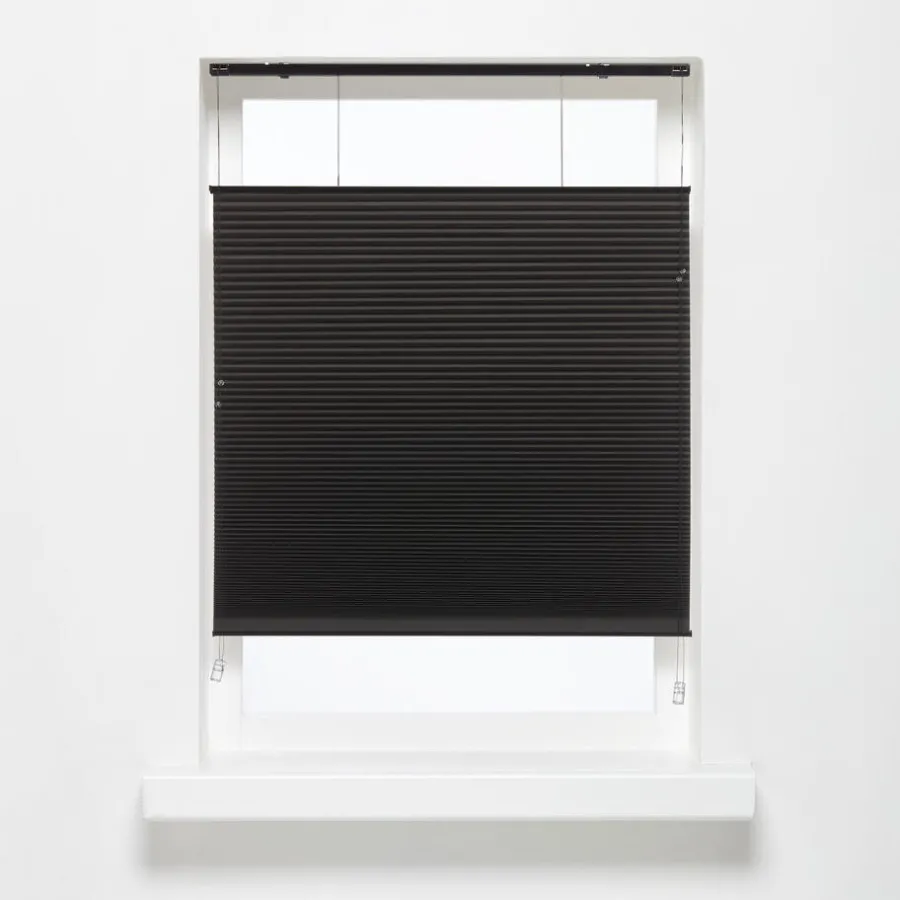 Kwantum Plisségordijnen*Plisségordijn Dae Zwart 80x175 Cm 080X175CM