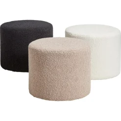 Kwantum Poefen & Hockers*Poef Padule Wit Creme