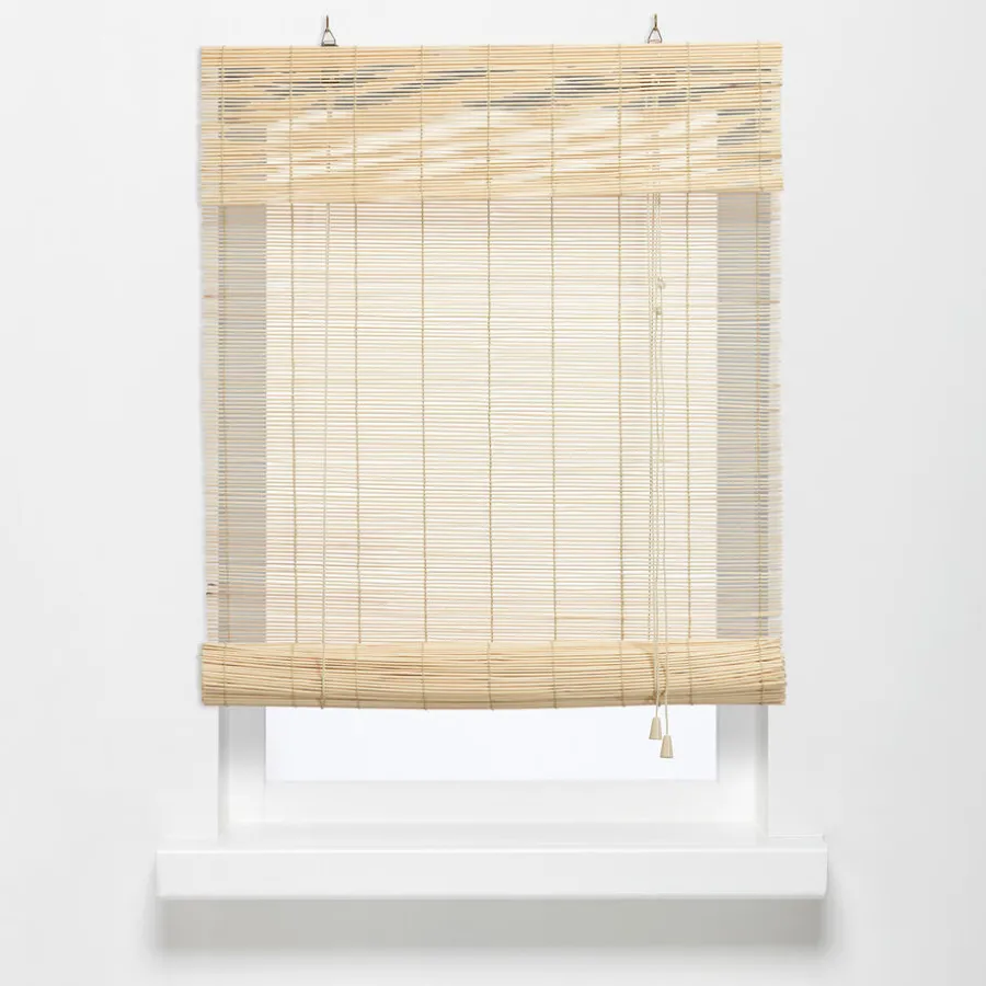 Kwantum Rolgordijnen*Rolgordijn Bamboe Naturel 90x160 Cm 090X160CM