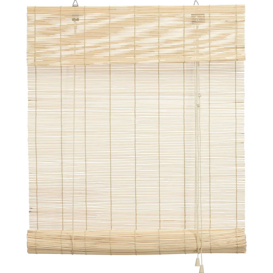Kwantum Rolgordijnen*Rolgordijn Bamboe Naturel 90x160 Cm 090X160CM