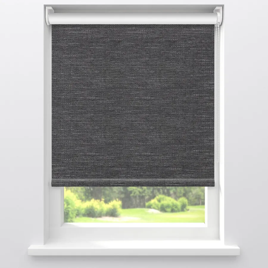 Kwantum Rolgordijnen*Rolgordijn Cloe Verduisterend Zwart