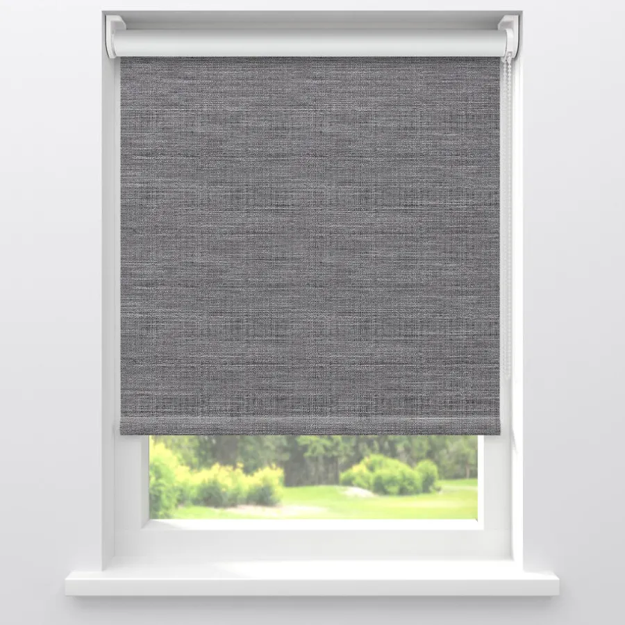 Kwantum Rolgordijnen*Rolgordijn Huib Verduisterend Grijs