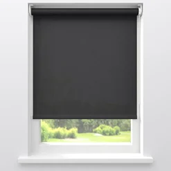 Kwantum Rolgordijnen*Rolgordijn Jodi Lichtdoorlatend Zwart