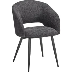 Kwantum Eetkamerstoelen*Stoel Antony Zwart ZwartSS24